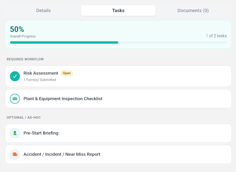 Filling in form fields on mobile