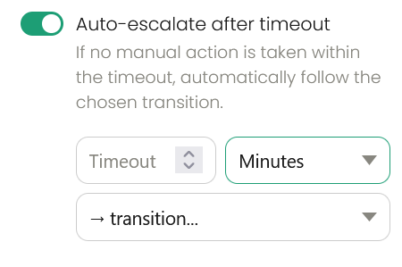 Escalation notification